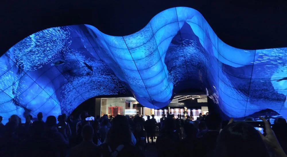 A large flexible digital screen made better with deuterium for OLEDs